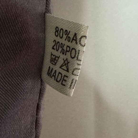 Vintage Faux Fur Shearling Gray Hip Length Hook Closure Boho 70s Vest Size Small - Picture 9 of 10